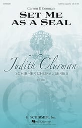 Set Me As a Seal SATB choral sheet music cover